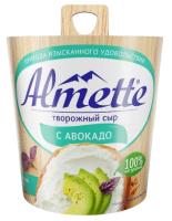 СЫР АЛЬМЕТТЕ ТВОРОЖНЫЙ С АВОКАДО 63% ПЛ/СТ 150 Г