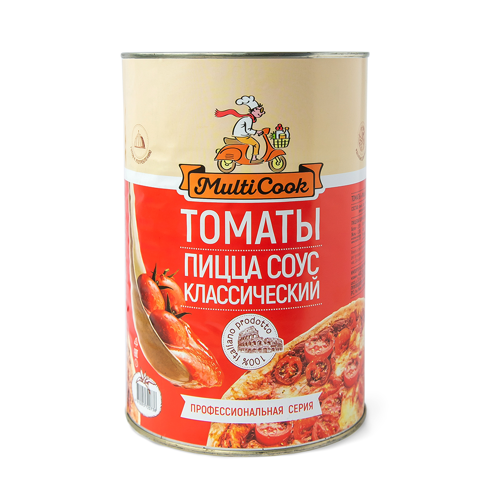 ПИЦЦА-СОУС КЛАССИЧЕСКИЙ МУЛЬТИКУК ИТАЛИЯ Ж/Б ,4,1КГ
