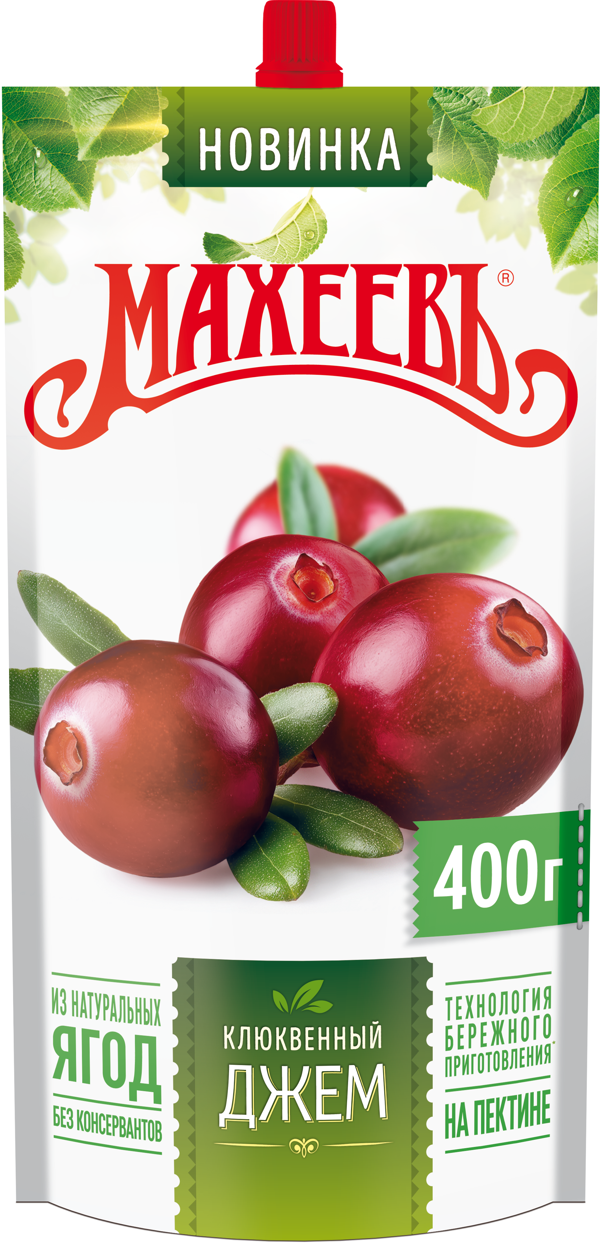 ДЖЕМ МАХЕЕВ КЛЮКВЕННЫЙ 400ГР ДП