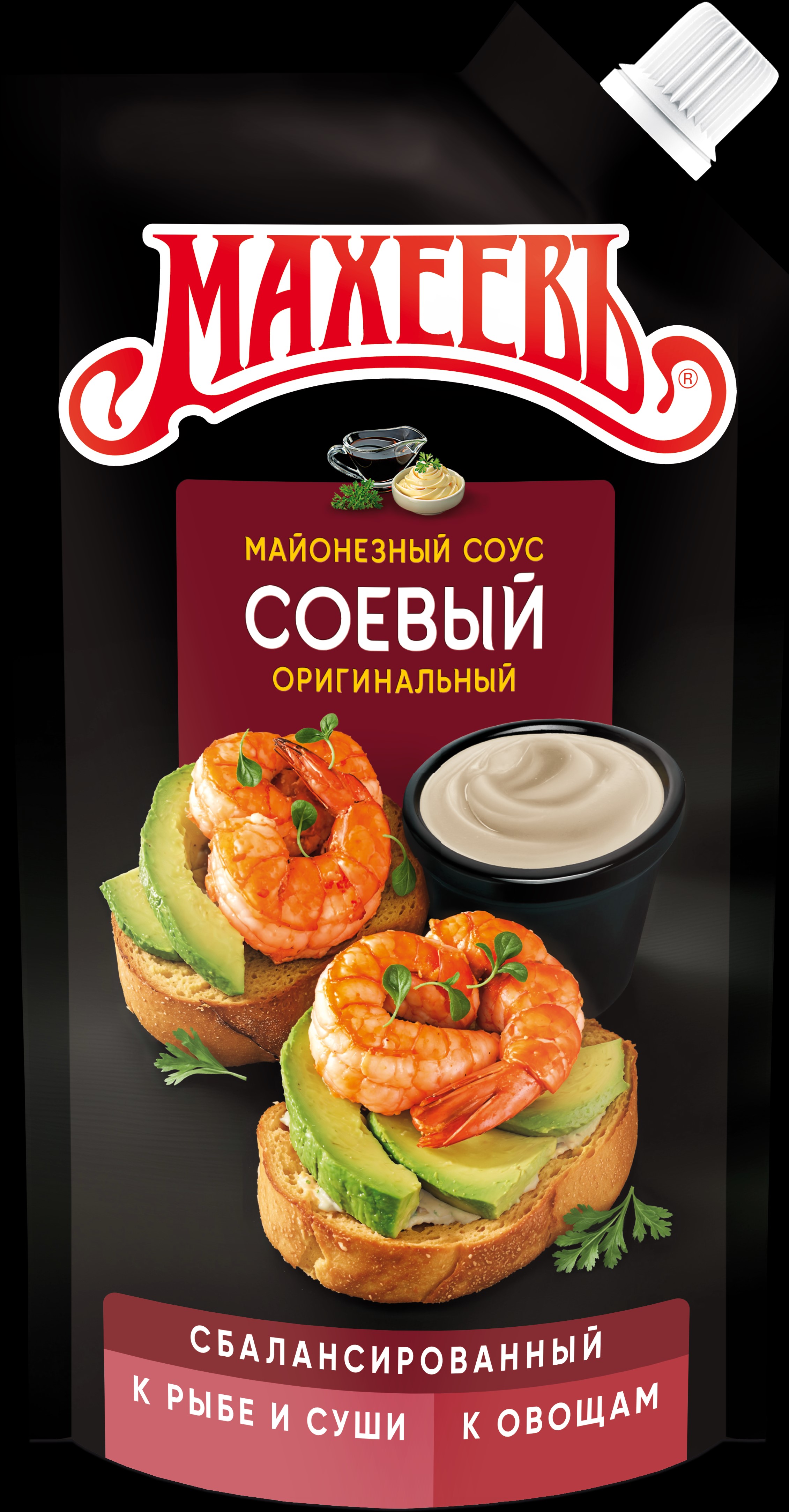 СОУС МАЙОНЕЗНЫЙ МАХЕЕВЪ СОЕВЫЙ ДПДЗ 200ГР