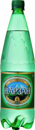 ВОДА НАРЗАН МИНЕРАЛЬНАЯ НАТУР 1Л ПЭТ
