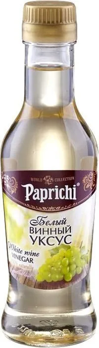 УКСУС ИЗ БЕЛОГО ВИНА ПАПРИЧИ СТ/Б 220МЛ