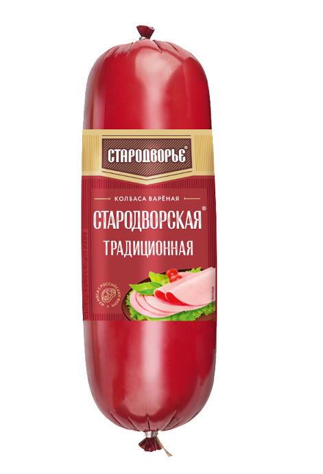 КОЛБАСА ВАРЕНАЯ СТАРОДВОРСКАЯ ТРАДИЦИОННАЯ СТАРОДВОРЬЕ /ВЕС