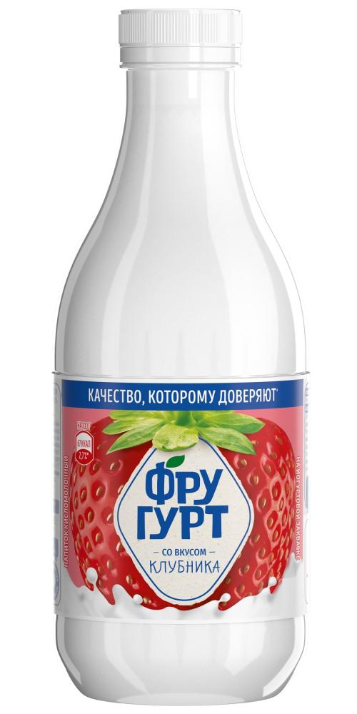 НАПИТОК КИСЛОМОЛОЧНЫЙ ФРУГУРТ КЛУБНИКА 1% 930Г ПЭТ