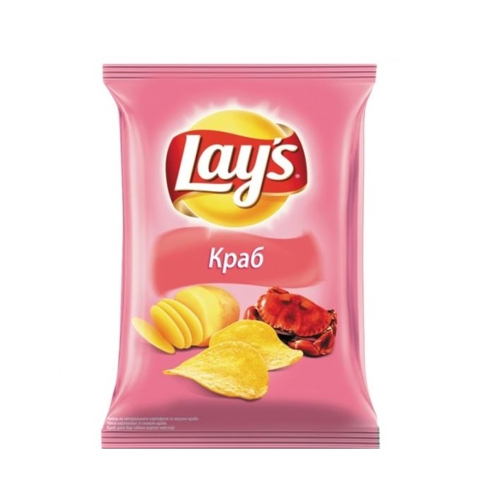 ЧИПСЫ ЛЭЙС 70ГР КРАБ