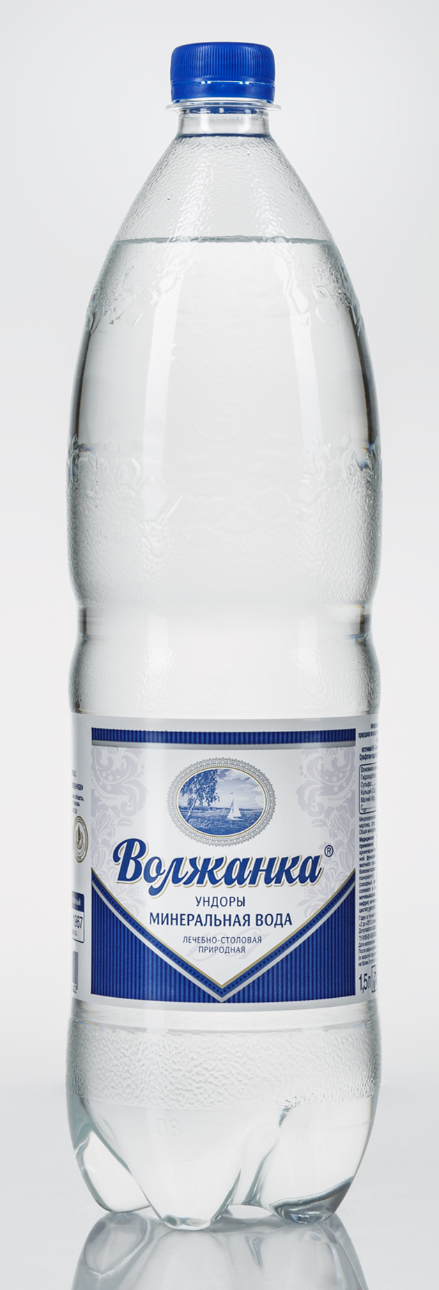 ВОДА ВОЛЖАНКА МИНЕРАЛЬНАЯ ГАЗ 1,5Л ПЭТ