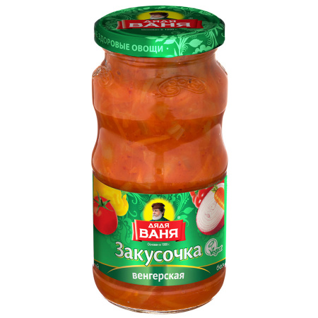 ЗАКУСОЧКА ДЯДЯ ВАНЯ ВЕНГЕРСКАЯ 460ГР
