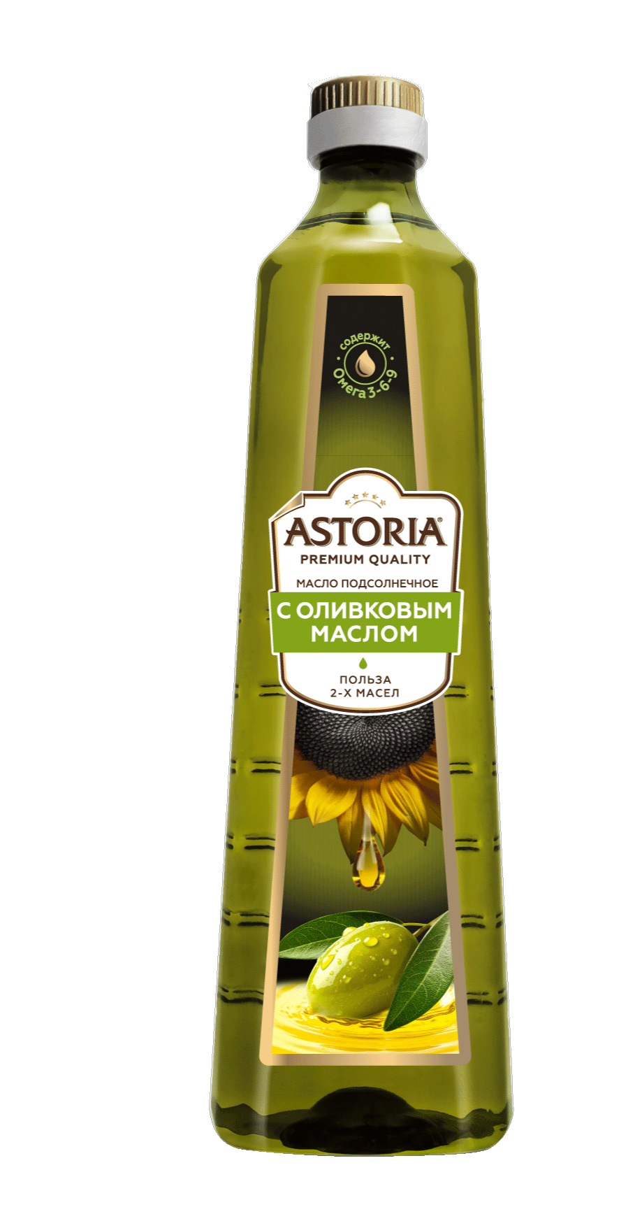 МАСЛО ПОДС. С ДОБ. ОЛИВКОВОГО АСТОРИЯ  800МЛ