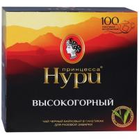 ЧАЙ ПРИНЦЕССА НУРИ ЧЕРНЫЙ ВЫСОКОГОРНЫЙ 100П*2ГР