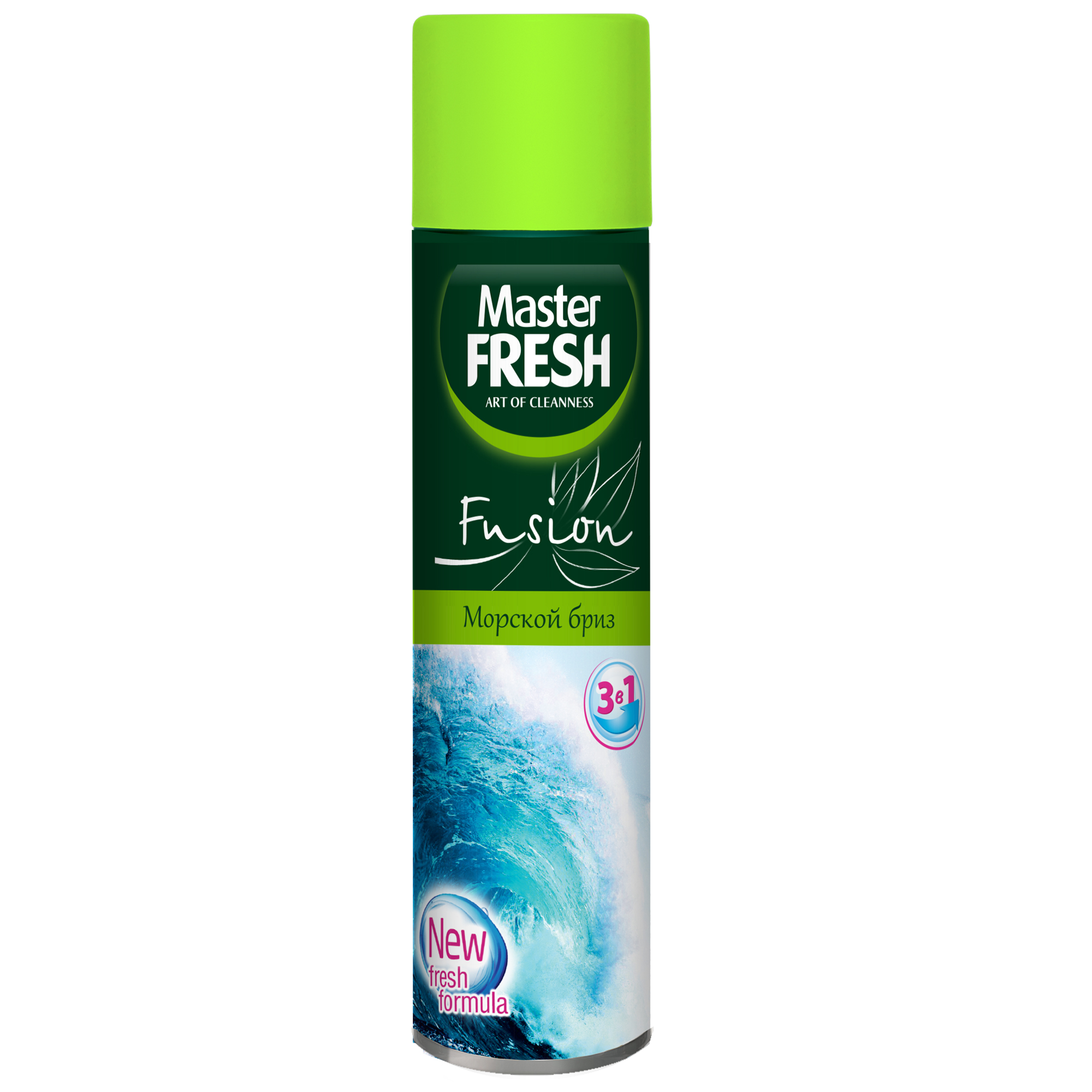 ОСВЕЖИТЕЛЬ ВОЗДУХА МАСТЕР ФРЕШ МОРСКОЙ БРИЗ 300МЛ