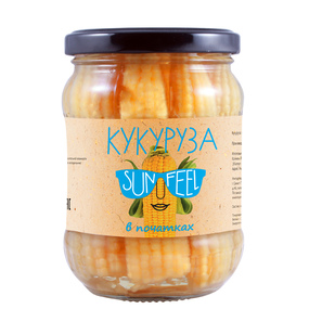 КУКУРУЗА В ПОЧАТКАХ САНФИЛ 370ГР СТ/Б