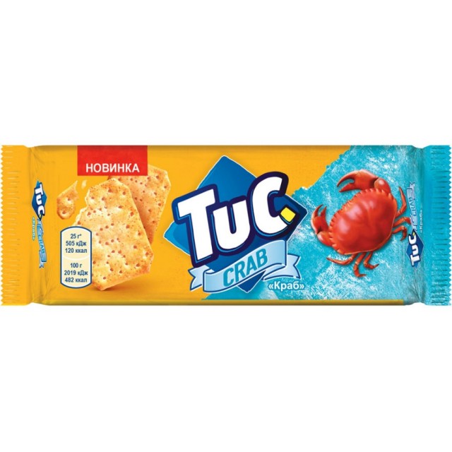КРЕКЕР ТУК С КРАБОМ 100ГР