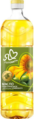 МАСЛО ПОДСОЛНЕЧНОЕ C ОЛИВКОВЫМ ЛЮБЛЮ ГОТОВИТЬ РАФ 0,8Л
