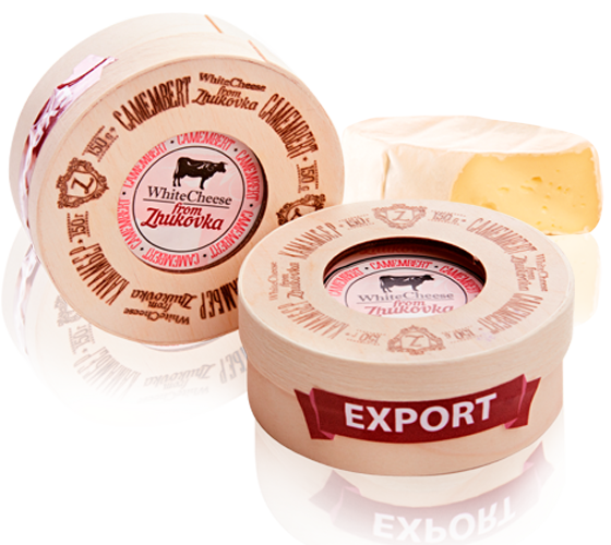 БЗМЖ СЫР КАМАМБЕР WHITE CHEESE FROM ZHUKOVKA 50% 150ГР