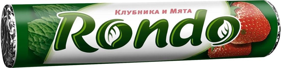 КОНФЕТЫ РОНДО КЛУБНИКА/МЯТА 30ГР