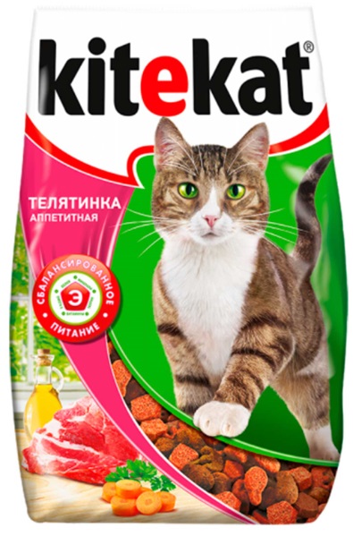 КОРМ КИТЕКЭТ АППЕТИТ ТЕЛЯТИНА ПАК 800ГР