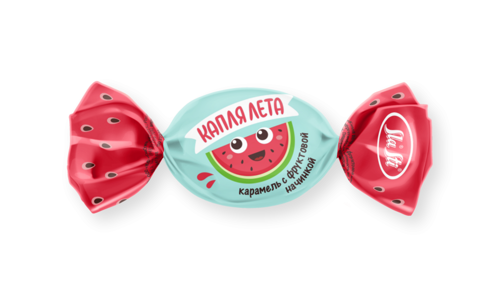 КАРАМЕЛЬ КАПЛЯ ЛЕТА АРБУЗ СЛАСТИ 1КГ