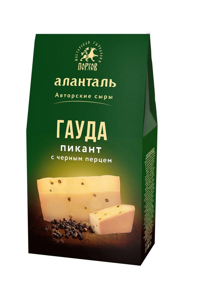 БЗМЖ СЫР АЛАНТАЛЬ ГАУДА ПИКАНТ 45% 190ГР