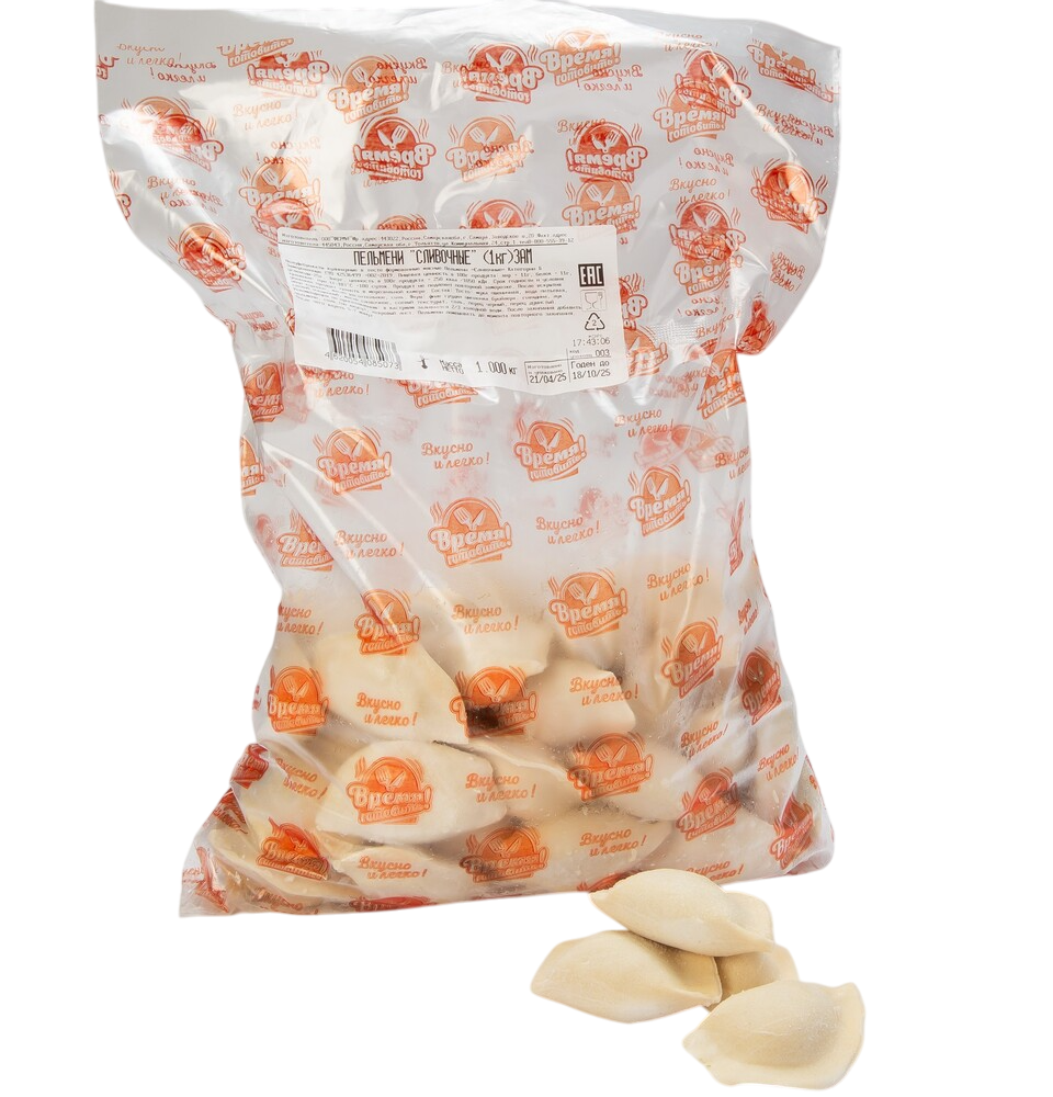 ПЕЛЬМЕНИ ВРЕМЯ ГОТОВИТЬ СЛИВОЧНЫЕ/ ВЕС/