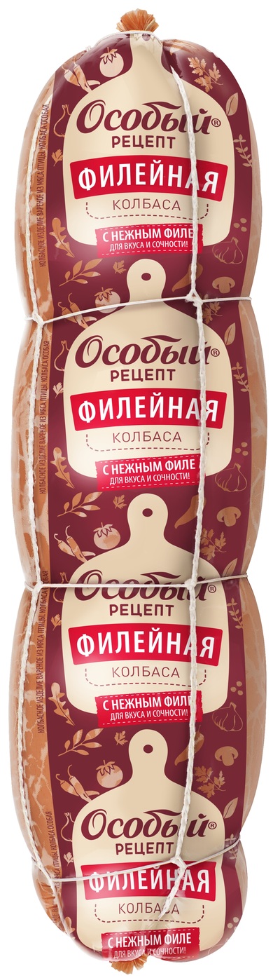 КОЛБАСА ВАРЕНАЯ ОСОБЫЙ РЕЦЕПТ ФИЛЕЙНАЯ /ВЕС