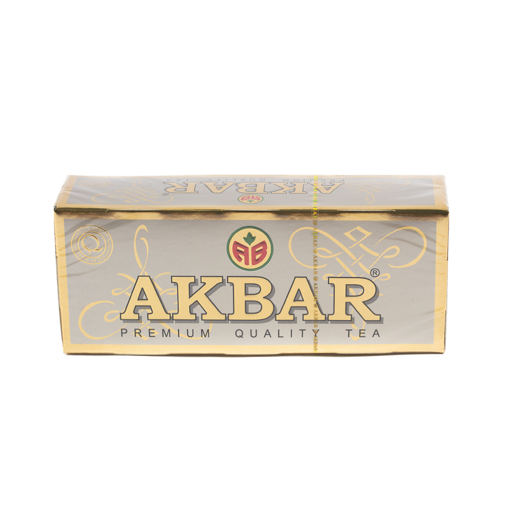 ЧАЙ АКБАР ГОЛД ЧЕРНЫЙ КРАСНО-ЗОЛОТОЙ 25П*2ГР