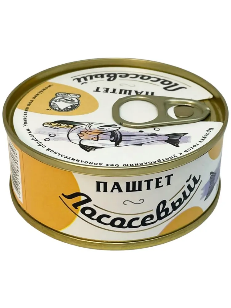 ПАШТЕТ ПЕККОНИ ЛОСОСЕВЫЙ ПАСТЕРИЗОВАННЫЙ 90Г