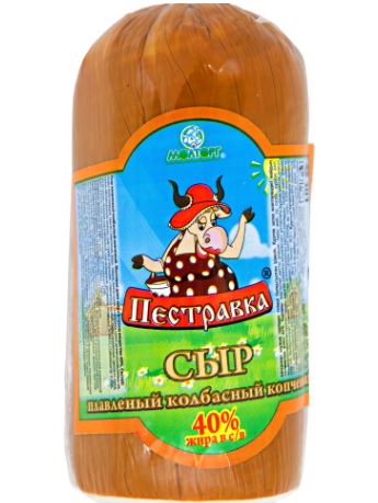 БЗМЖ СЫР КОЛБАСНЫЙ 40% ПЕСТРАВКА /ВЕС