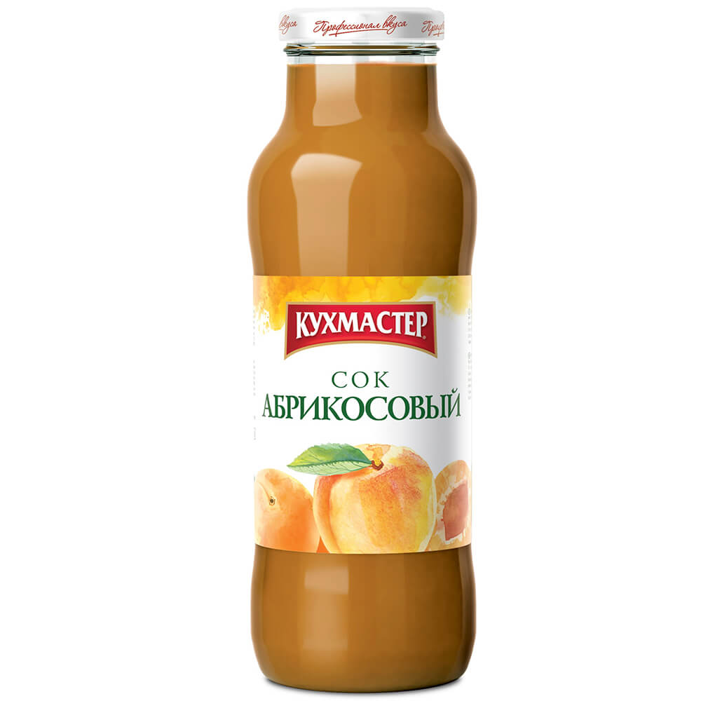 СОК КУХМАСТЕР АБРИКОСОВЫЙ 0,7Л СТ/Б