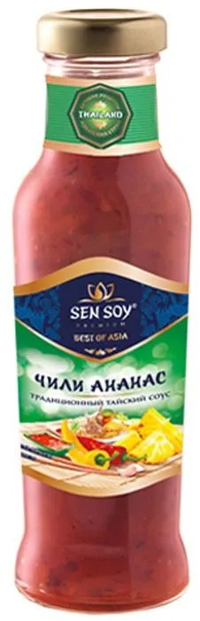 СОУС ЧИЛИ АНАНАС CHILI PINEAPPLE  СЕН СОЙ СТ/Б 320Г