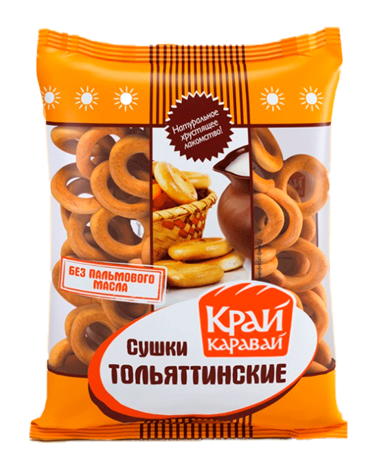 СУШКИ ТОЛЬЯТТИНСКИЕ В/С ТОЛЬЯТТИХЛЕБ 350ГР