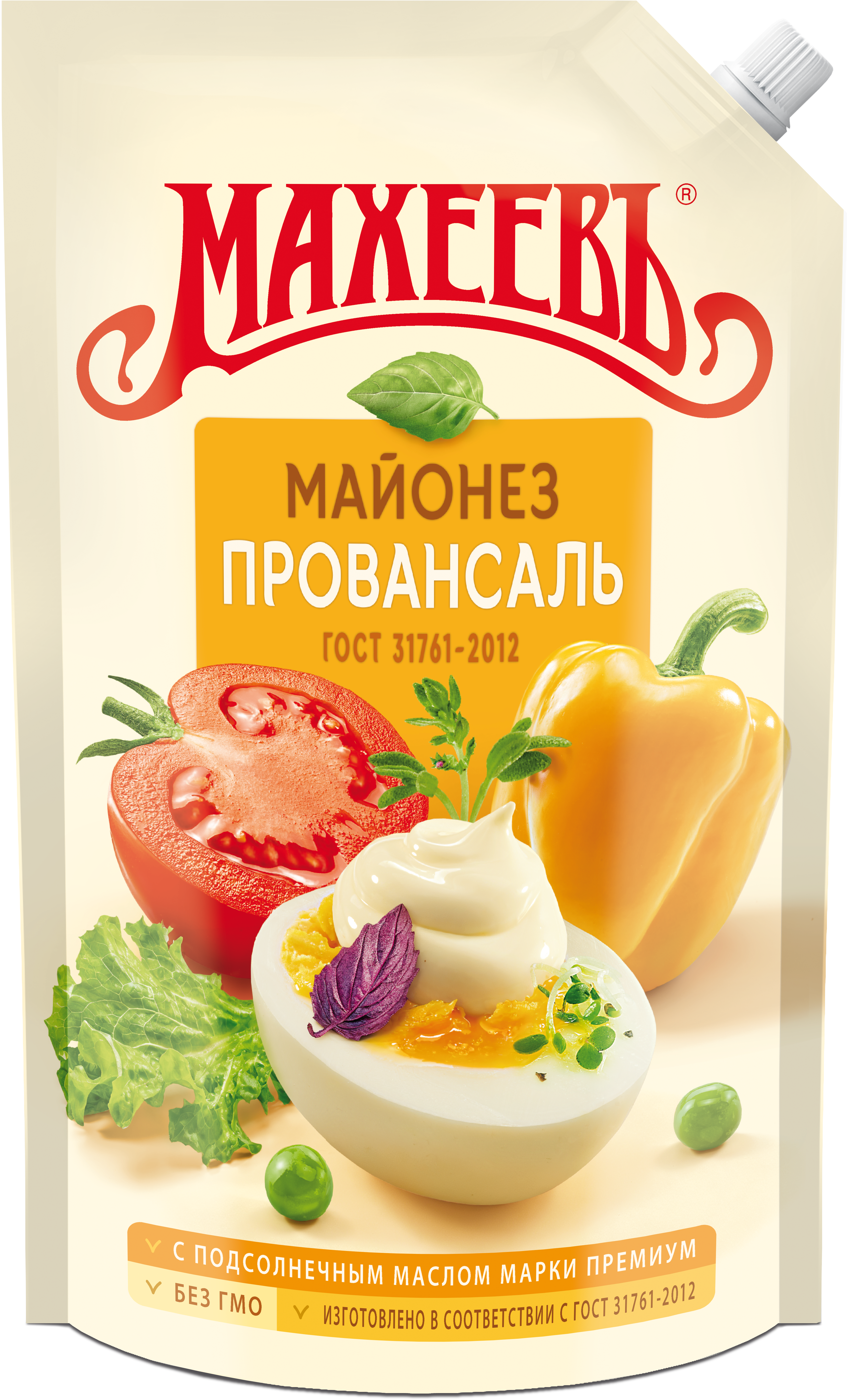 МАЙОНЕЗ МАХЕЕВ ПРОВАНСАЛЬ КЛАСCИЧ П/П 400МЛ