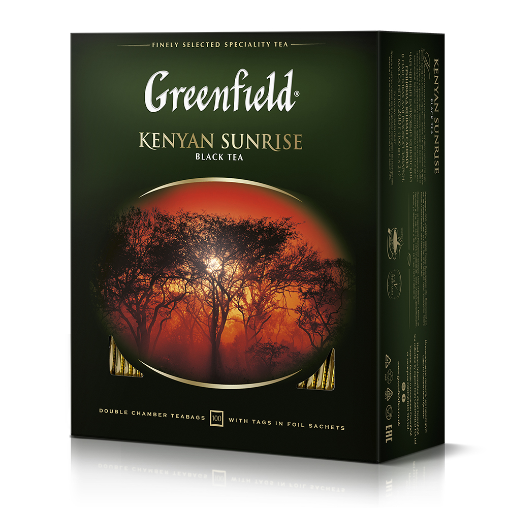 ЧАЙ ГРИНФИЛД КЕНИАН САНРАЙЗ 100П*2Г ЧЕРНЫЙ