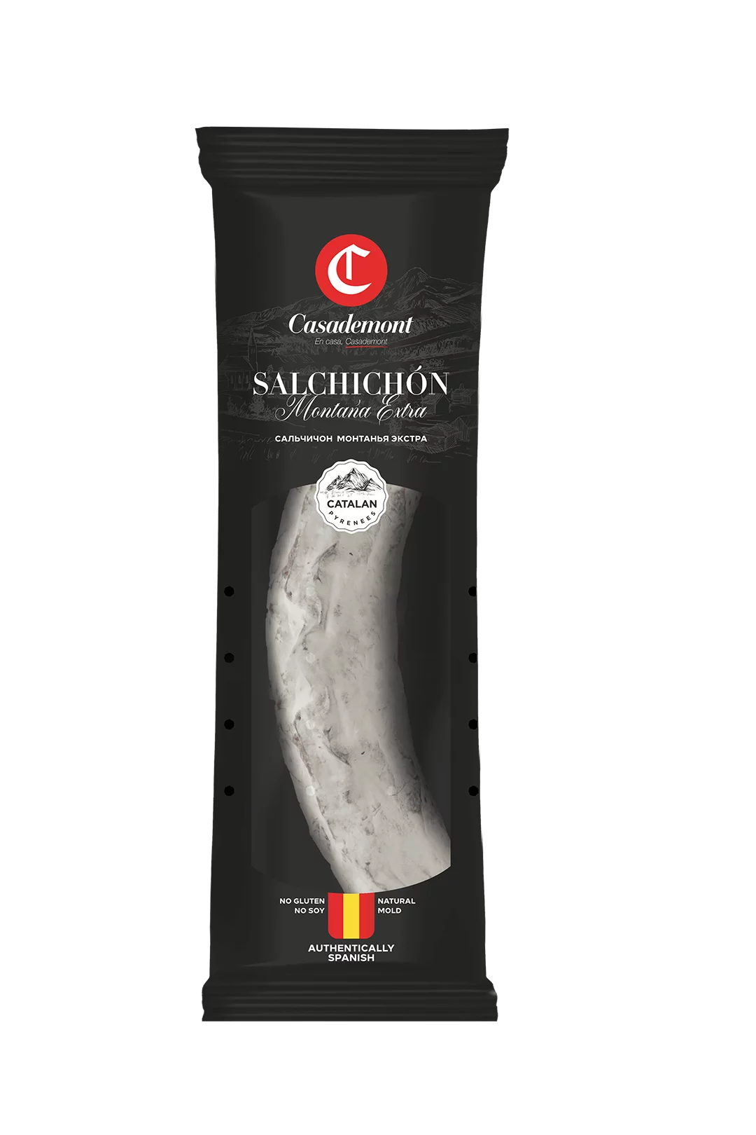 КОЛБАСА С/В САЛЬЧИЧОН МОНТАНЬЯ С ПЕРЦЕМ ПРЕМИУМ CASA MARGOT 110ГР