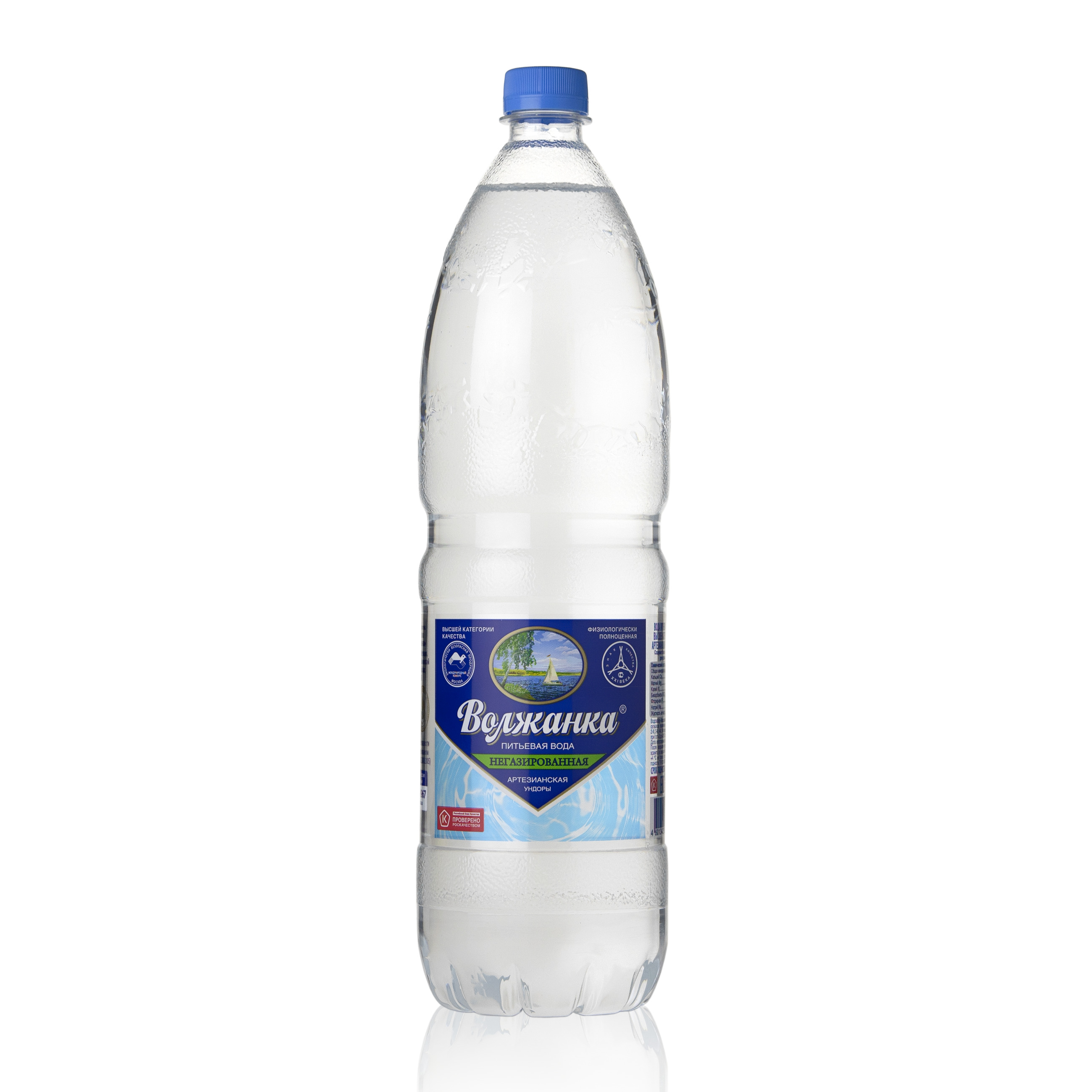 ВОДА ВОЛЖАНКА ПИТЬЕВАЯ НЕГАЗ 1,5Л ПЭТ