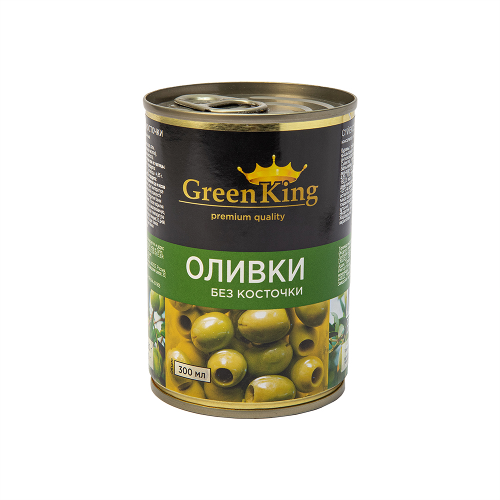 ОЛИВКИ ГРИН КИНГ Б/К Ж/Б 300МЛ