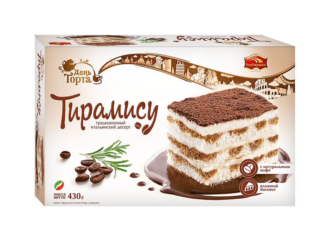ТОРТ ЧЕРЕМУШКИ ТИРАМИСУ 430ГР