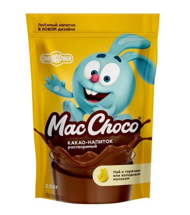 КАКАО МАККОФЕ И СМЕШАРИКИ Д/ПАК 235ГР