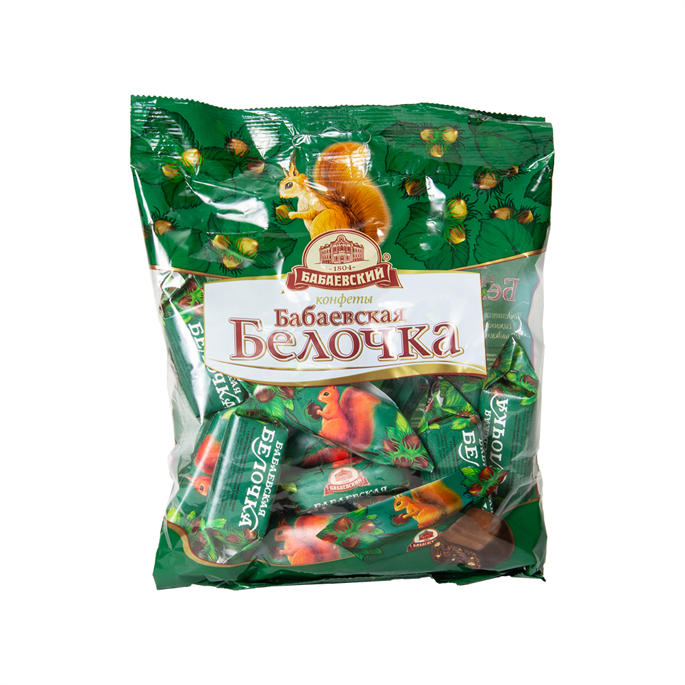КОНФЕТЫ БАБАЕВСКАЯ БЕЛОЧКА 200ГР