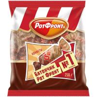 КОНФЕТЫ БАТОНЧИКИ ШОК СЛИВ ВКУС РОТ ФРОНТ 250ГР