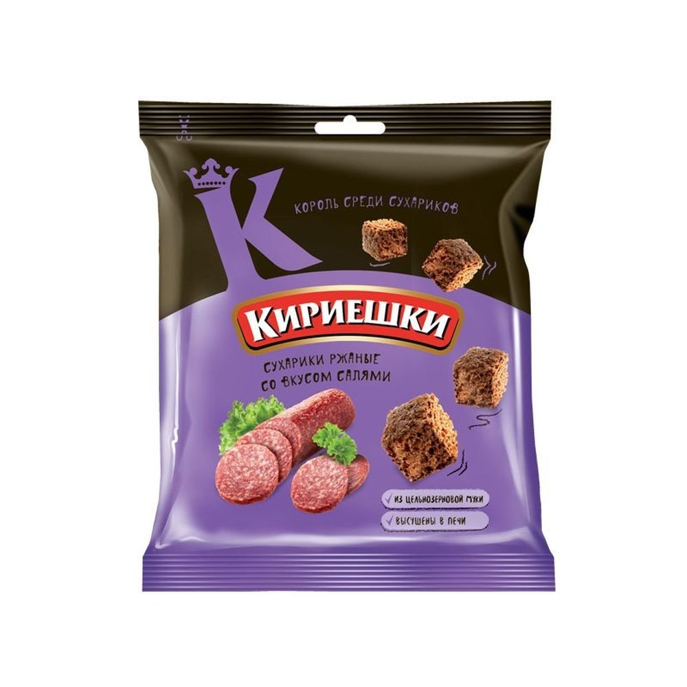 СУХАРИКИ КИРИЕШКИ САЛЯМИ 40ГР СУХАРИКИ КИРИЕШКИ САЛЯМИ 40ГР