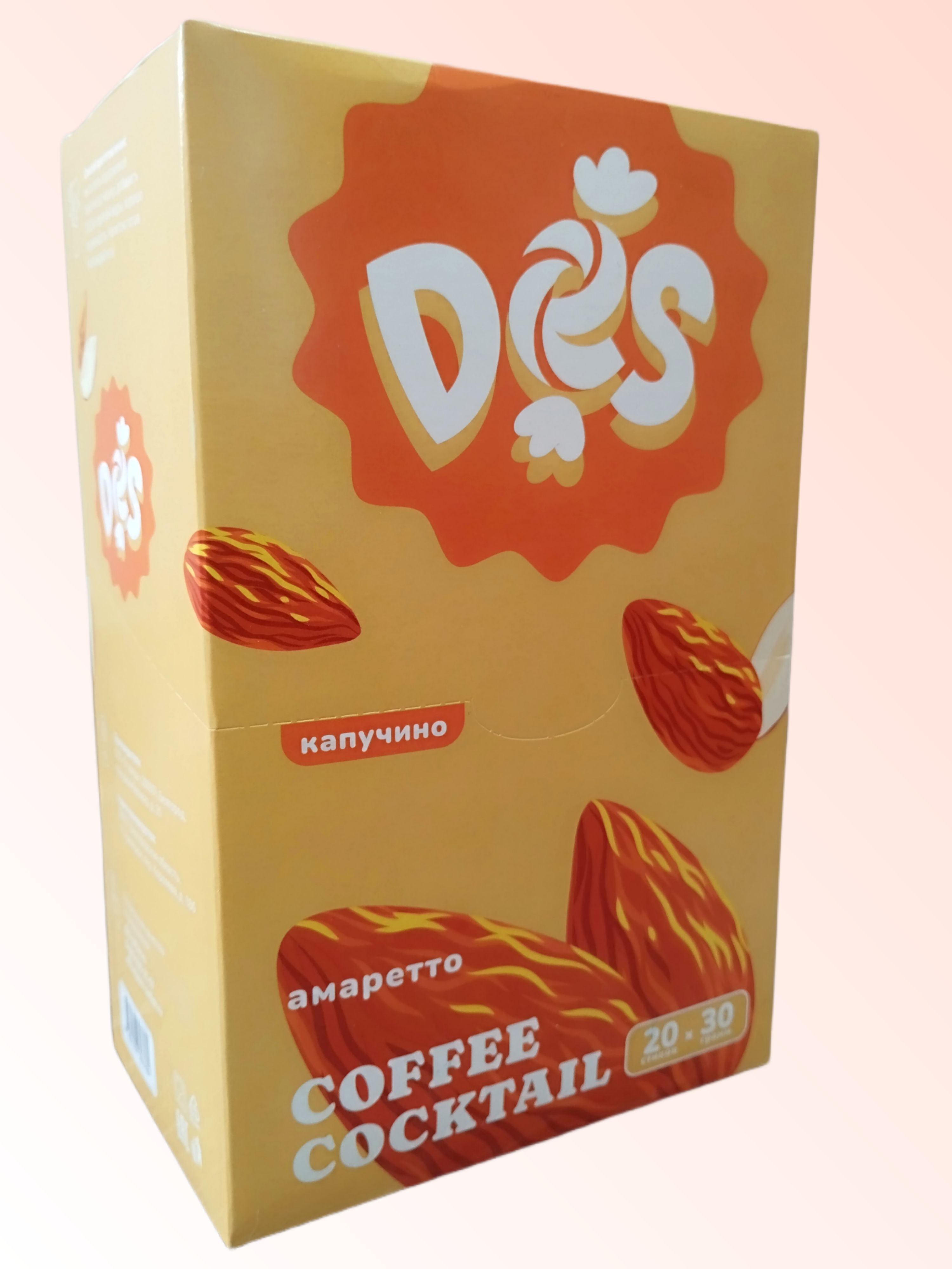 КОФЕЙНЫЙ НАПИТОК КАПУЧИНО АМАРЕТТО 30Г DES