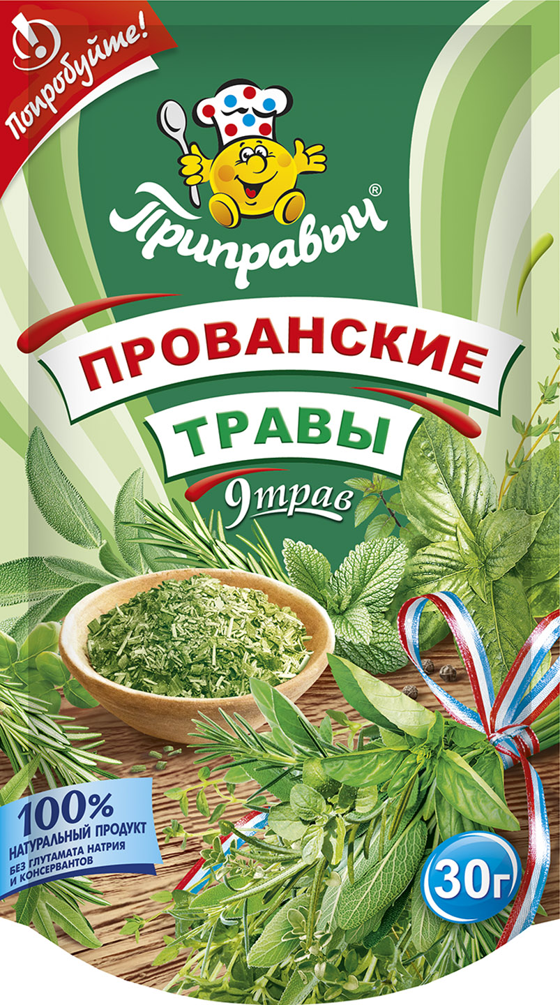 ЗЕЛЕНЬ ПРОВАНСКИЕ ТРАВЫ ПРИПРАВЫЧ 30ГР