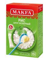 РИС КРУГЛОЗЕРНЫЙ МАКФА (ПАКЕТ) 400ГР РИС КРУГЛОЗЕРНЫЙ МАКФА (ПАКЕТ) 400ГР