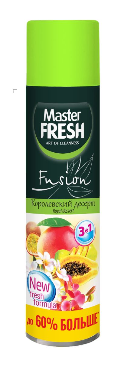 ОСВЕЖИТЕЛЬ ВОЗДУХА МАСТЕР ФРЕШ КОРОЛЕВСКИЙ ДЕСЕРТ 300МЛ