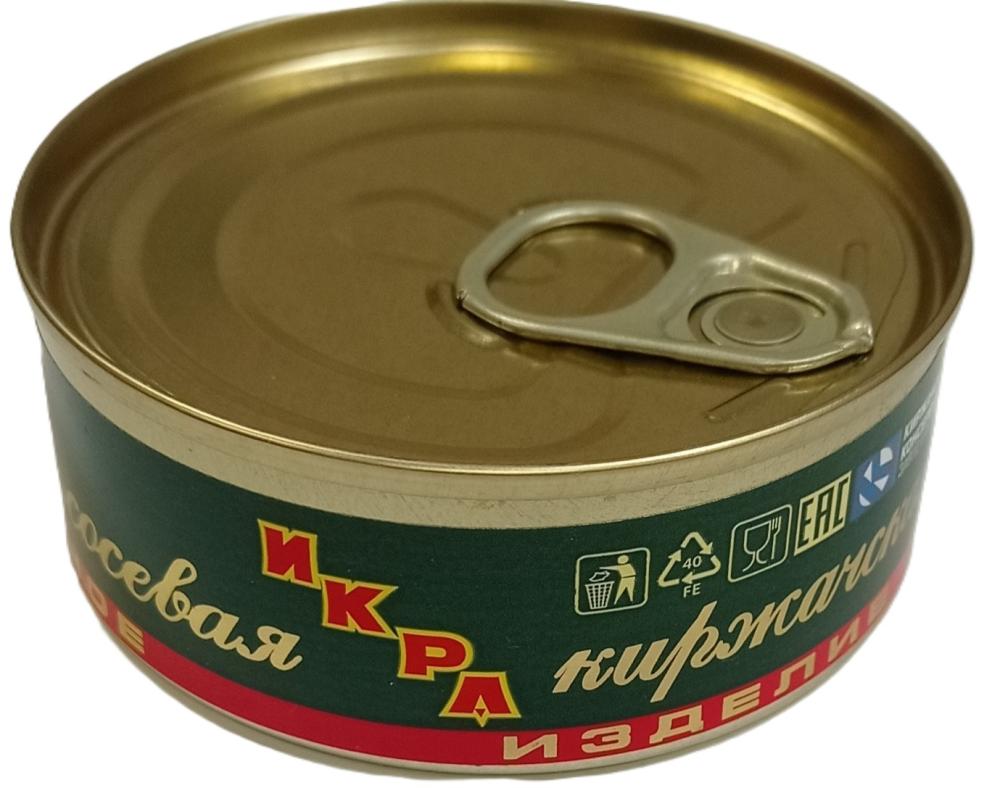 ИКОРНОЕ РЫБНОЕ ИЗДЕЛИЕ ЛОСОСЕВАЯ КИРЖАЧ Ж/Б 95ГР