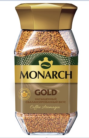КОФЕ ЯКОБС МОНАРХ ГОЛД РАСТВОРИМЫЙ С/Б 95ГР