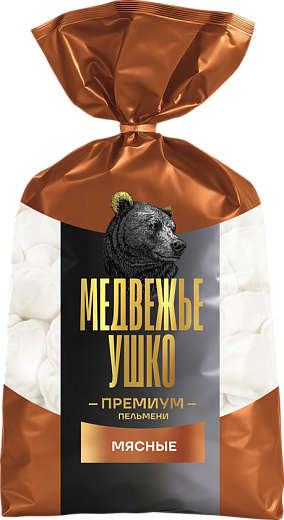 ПЕЛЬМЕНИ СТАРОДВОРЬЕ МЕДВЕЖЬЕ УШКО МЯСНЫЕ 800ГР