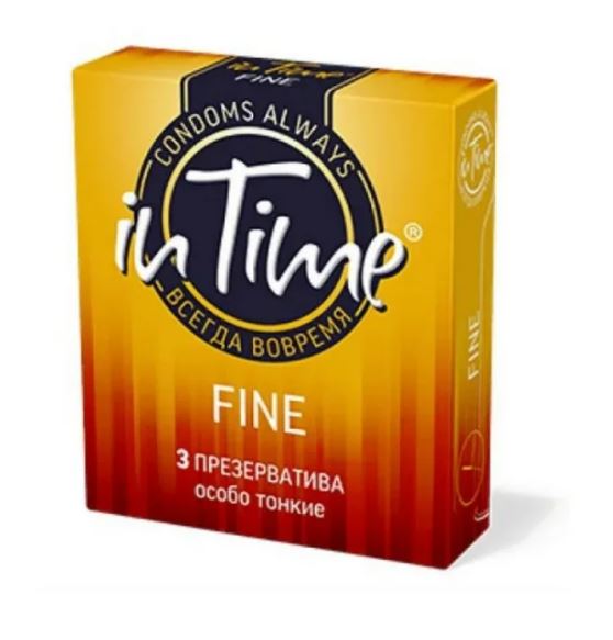 ПРЕЗЕРВАТИВЫ ИН ТАЙМ №3 ОСОБО ТОНКИЕ