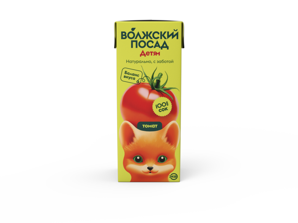 СОК ВОЛЖСКИЙ ПОСАД 0,2Л ТОМАТ