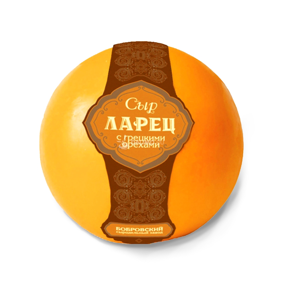 БЗМЖ СЫР ЛАРЕЦ С ГРЕЦКИМ ОРЕХОМ 45% /ВЕС